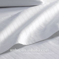 White 100% algodón 1cm Stripe BedSheet Telas para venta al por mayor